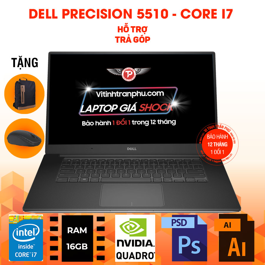 Dell Precision 5510 - i7 6820HQ